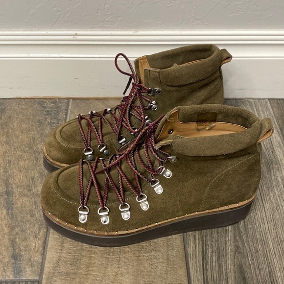 Free People Durango hiker boots, olive green size 40. - Picture 1 of 13